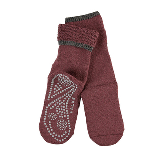 FALKE鹰客Cosyshoe保暖居家羊毛室内防滑底绒毛里中筒男袜16560