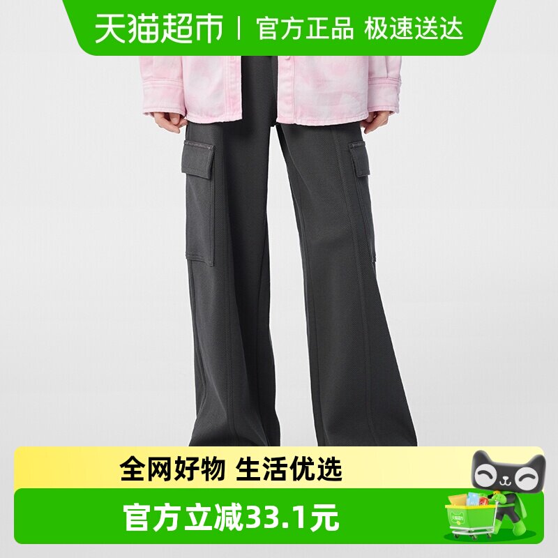 巴拉巴拉童装女童裤子儿童春装休闲长裤中大童工装裤舒适时尚宽松