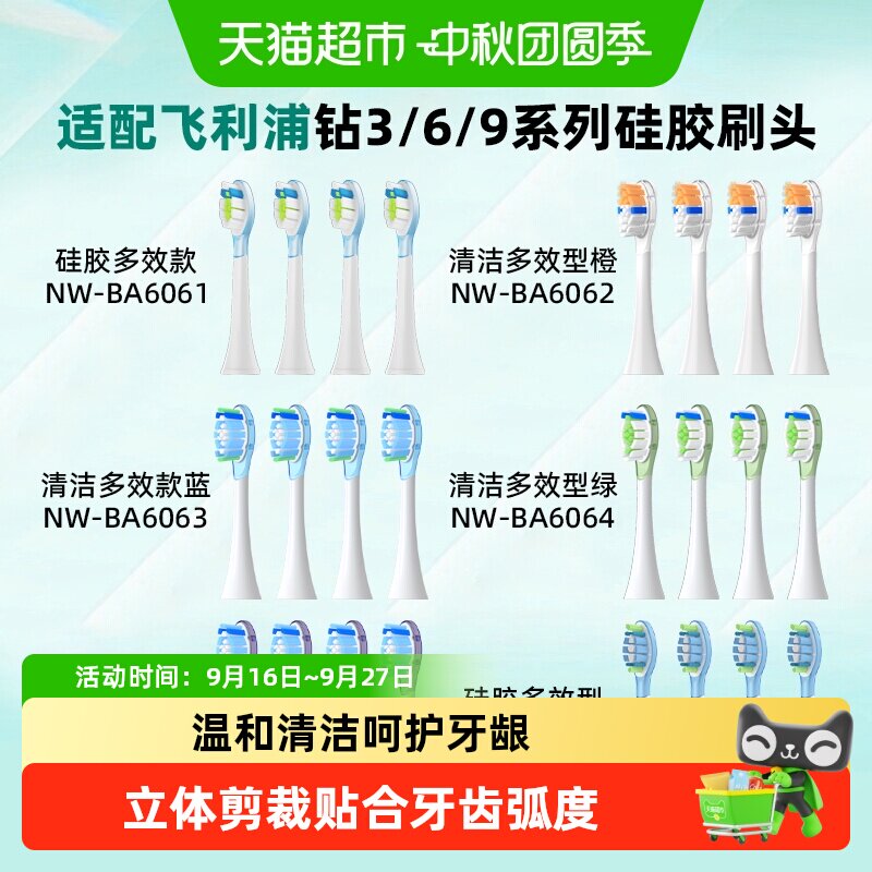 neward适配飞利浦电动牙刷头3D图片