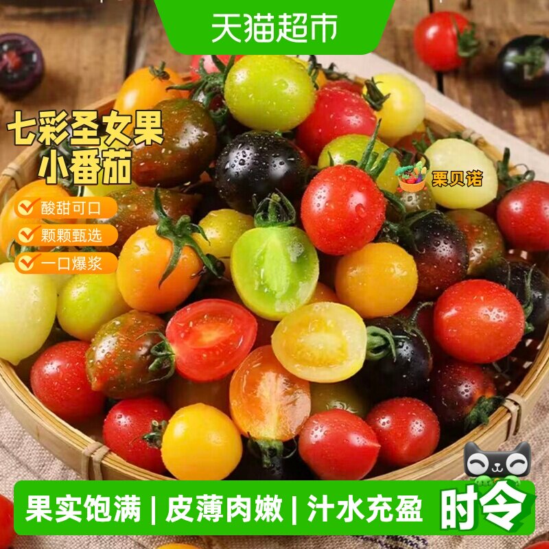 栗贝诺七彩小番茄清甜爆汁