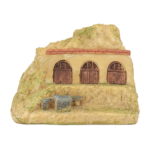 心理沙盘沙具套装沙游箱庭儿童玩具手办摆件树脂建筑类延安窑洞