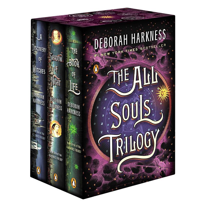 英文原版 发现女巫三部曲套装 魔法觉醒 英剧原著 马修古迪主演 The All Souls Trilogy Boxed Set (A Discovery of Witches)