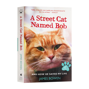 一只名叫鲍勃的流浪猫 英文原版 A Street Cat Named Bob 同名电影小说 遇见一只猫 流浪猫鲍勃 伦敦街猫记 全英原著进口英语书籍