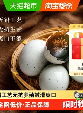 神丹无铅工艺松花皮蛋20枚非遗无抗松花蛋凉拌即食砂心溏心混发