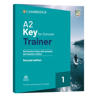 新版剑桥KET考试真题A2青少版 英文原版 A2 Key for Schools Trainer 英文版进口原版英语考试书籍 Cambridge University Press