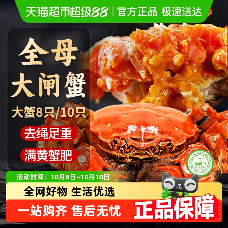 江苏全母精品鲜活大闸蟹