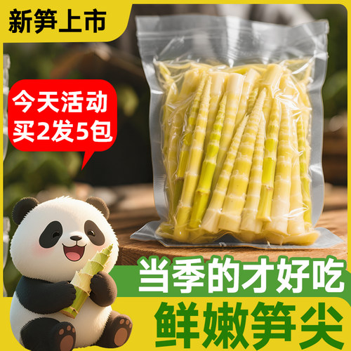 新鲜小竹笋嫩笋尖火锅食材春笋现挖清水笋竹笋新鲜嫩笋尖