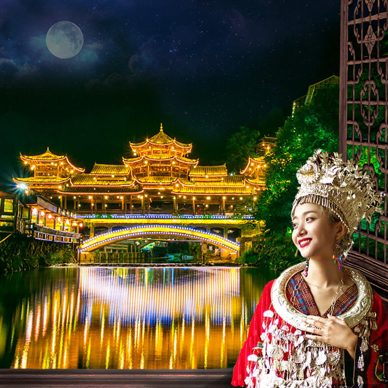 【1-6人小团】贵州贵阳旅游纯玩4天3晚黄果树大瀑布西江千户苗寨