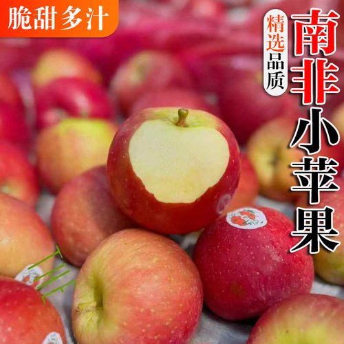 南非牛顿小苹果进口水果加力果姬娜果脆甜富士冰糖新鲜水果包邮