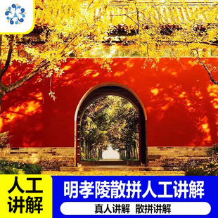 南京明孝陵精华区域【散拼人工讲解】纯讲解，不含门票，门票自理