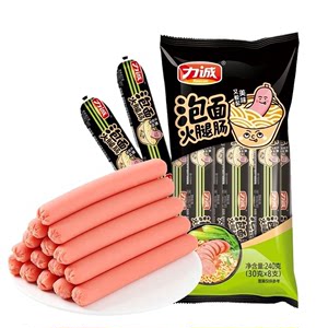 力诚【袋装】泡面伙伴火腿肠240g泡面伴侣搭档淀粉肠