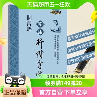 硬笔书法钢笔字帖 规范汉字临摹 新华书店 荆霄鹏实用行楷字帖