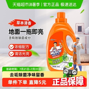 威猛先生地面清洁剂草本除菌瓷砖大理石木地板杀菌清洁不刺鼻