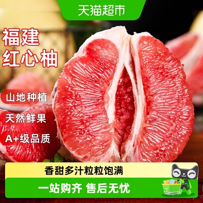 福建平和红心蜜柚琯溪柚子