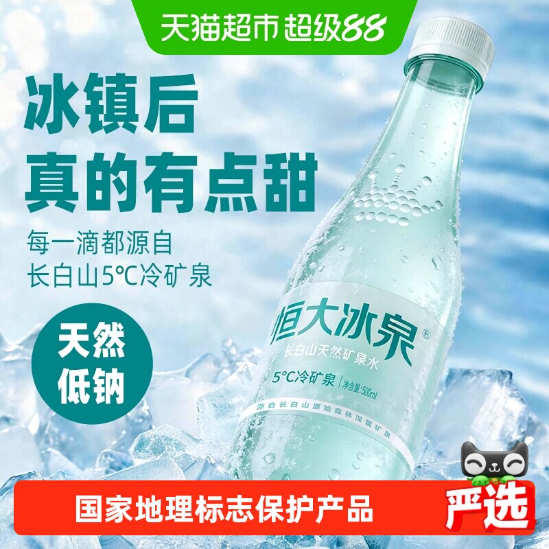 恒大冰泉长白山天然低钠矿泉水图片