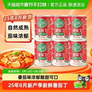 中粮屯河新疆内蒙番茄丁番茄块新鲜西红柿块番茄酱罐头番茄沙司
