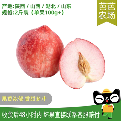 【芭芭农场兑换】毛桃2斤单果100g+