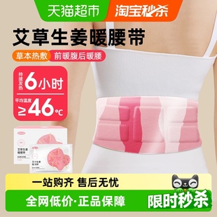 海氏海诺艾草生姜暖腰带热敷艾灸腰部姨妈暖肚子腰带发热5片 盒