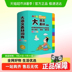 开心大语文素材词典小学生必背写作素材好词好句好段名人名言积累
