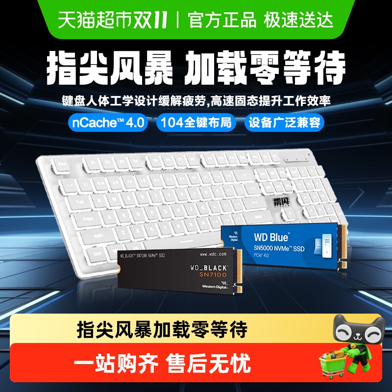 西部数据固态硬盘SN7100雳闪K1