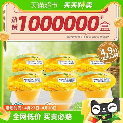 樱桃小丸子芒果味果冻100g*6杯