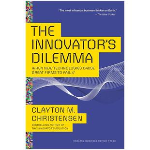 现货 英文原版 创新者的窘境 The Innovator's Dilemma 《福布斯》20世纪影响力商业图书 乔布斯 克莱顿克里斯坦森