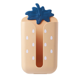 创意纸巾盒家用多功能免打孔壁挂式卫生纸盒防水纯棉洗脸巾收纳盒