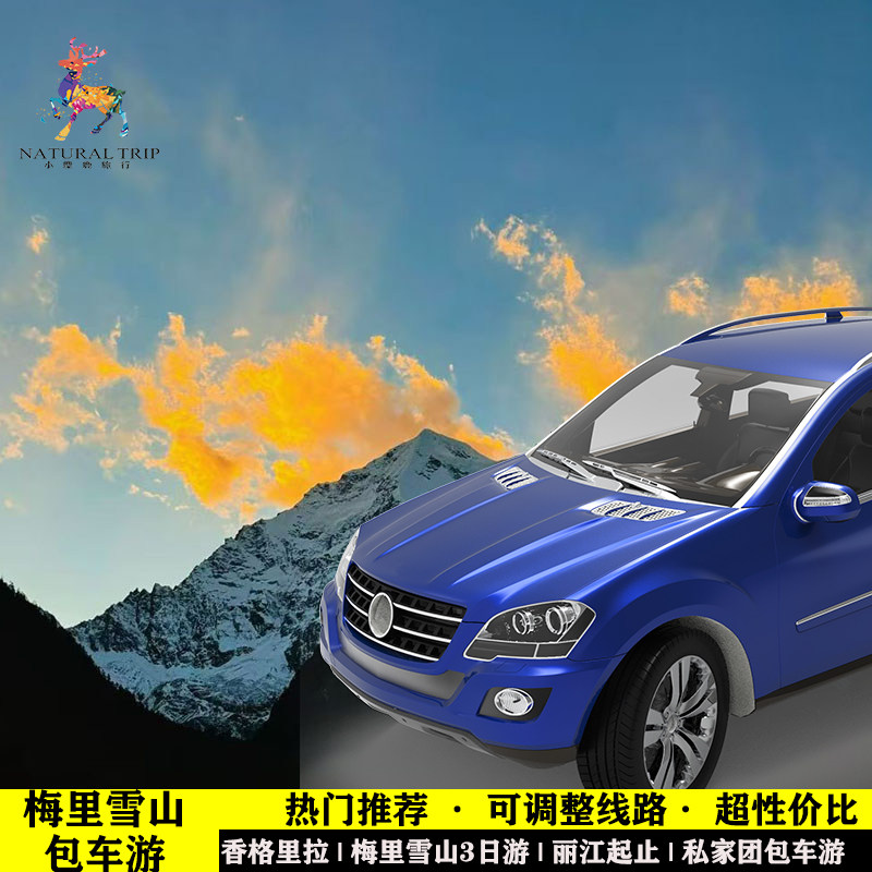云南丽江到迪庆梅里雪山香格里拉三日游包车虎跳峡普达措松赞林寺