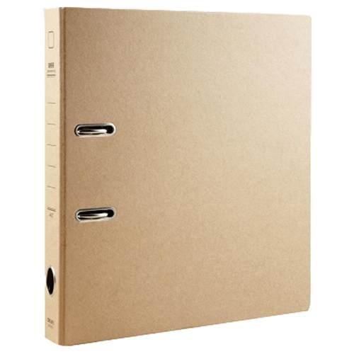 得力5912快劳夹双孔资料夹文件夹打孔文件夹A4活页档案整理牛皮2寸/3寸