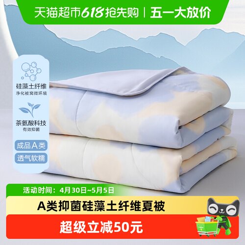 百丽丝家纺A类茶氨酸抑菌夏被