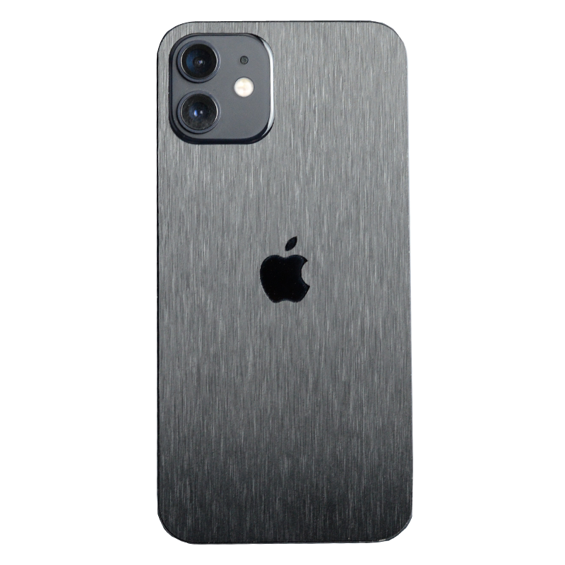 臧否 苹果12背膜仿金属拉丝iPhone 12Pro MAX磨砂后膜色mini手机
