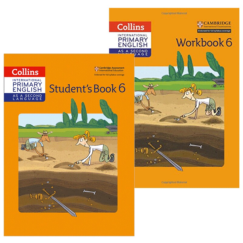 英国国际学校小学六年级英语教材练习册2册 英文原版 Collins Primary English Student's Book Workbook Stage 6剑桥小学学生用书