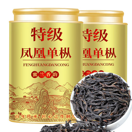 鸭屎香凤凰单枞茶潮州蜜兰香单从茶特级乌龙茶单丛茶凤凰单丛茶叶
