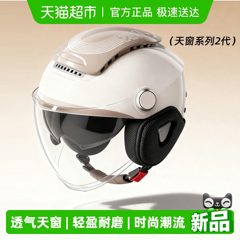 两只小蜜蜂头盔天窗系列2.0