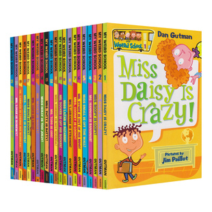 My Weird School 疯狂学校第一二三四五季 校园英语章节桥梁漫画书 美国小学推荐读物 儿童幽默爆笑故事小说 英文原版进口图书