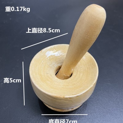 碾胡椒研磨器手工木制老中式传统胡椒压子捣花椒辣椒擂钵碗捣蒜器