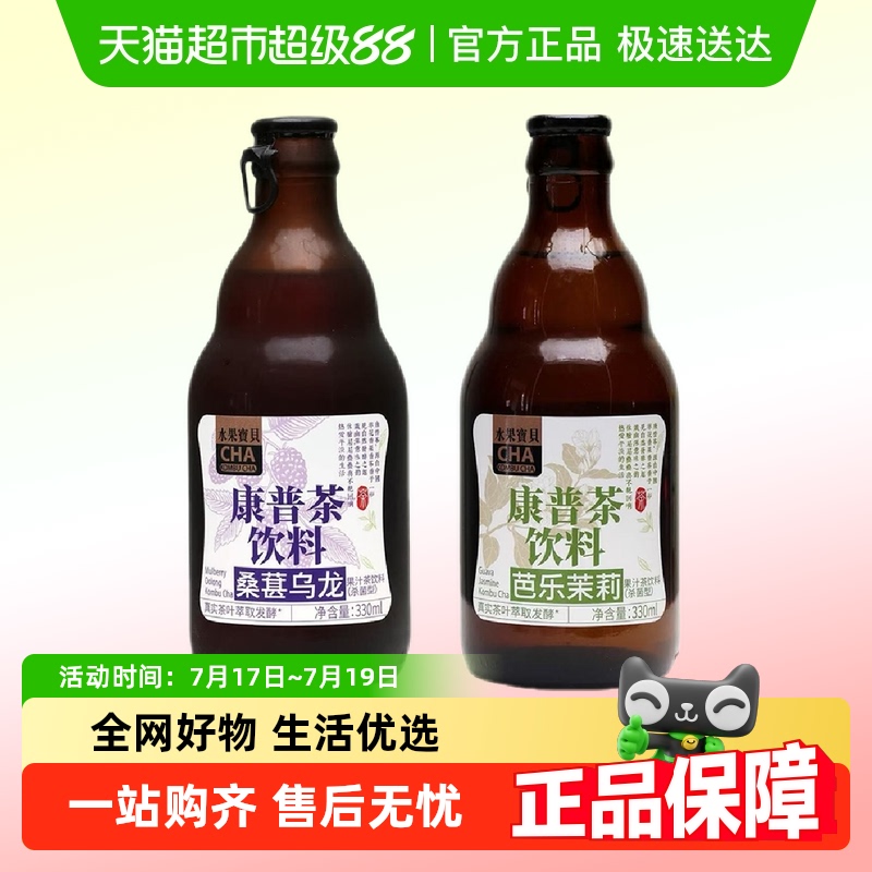 水果宝贝果汁气泡茶饮料