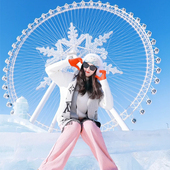 哈尔滨一日游纯玩8人拼小团 冰雪大世界东北虎林园中央大街松花江