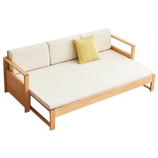 北美红橡木床1.8米全实木双人床1.5米单人床实木餐桌原木现货清仓