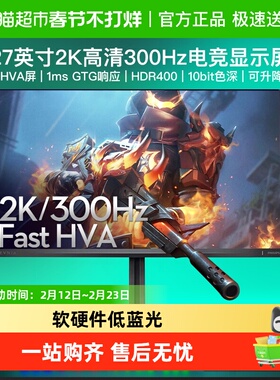 【天猫自营】飞利浦27英寸2K300Hz显示器电竞屏27M2N5500Y