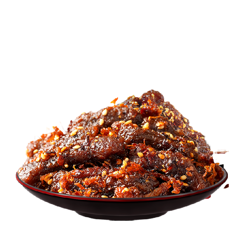 蜀道香蜀味麻辣牛肉干100g特产牛肉粒熟食品夜宵小吃休闲零食即食