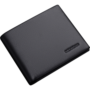 稻草人钱包男 短款潮牌皮夹2025新款 小青年男款休闲时尚商务正品