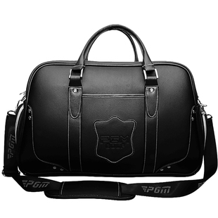 PGM 高尔夫衣物包男士真皮衣服包手提包双层手拎包旅行球包袋鞋包