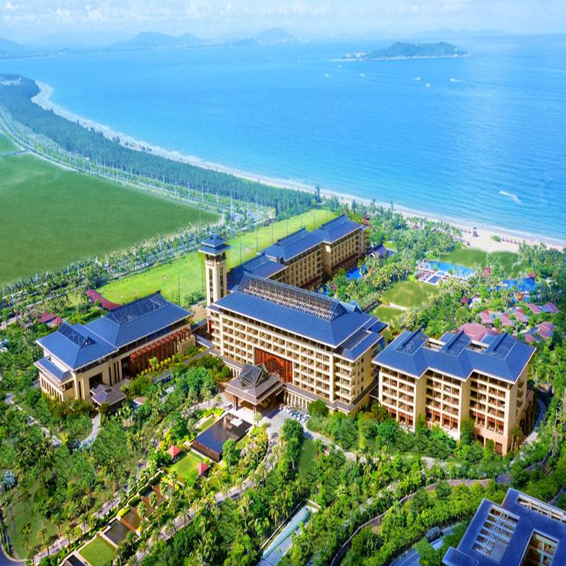 三亚旅游海棠湾九号度假酒店3天2晚套餐9双早温泉自助晚餐