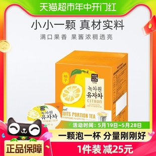 Nokchawon韩国进口蜂蜜柚子水果茶30g 15颗便携春游果酱冲泡饮品