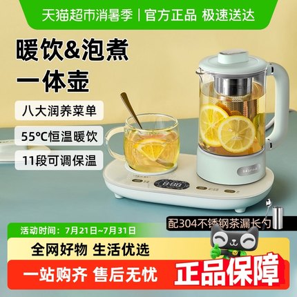 小熊养生壶家用多功能mini全自动办公室小型迷你花茶泡茶壶煮茶器
