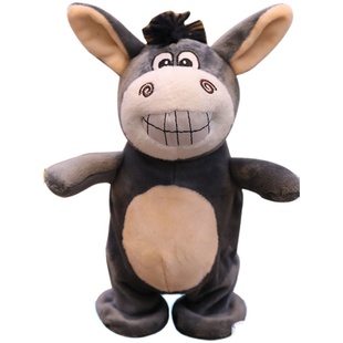 抖音同款会学人说话的小猪电动玩具海草猪毛绒公仔会走路唱歌充电