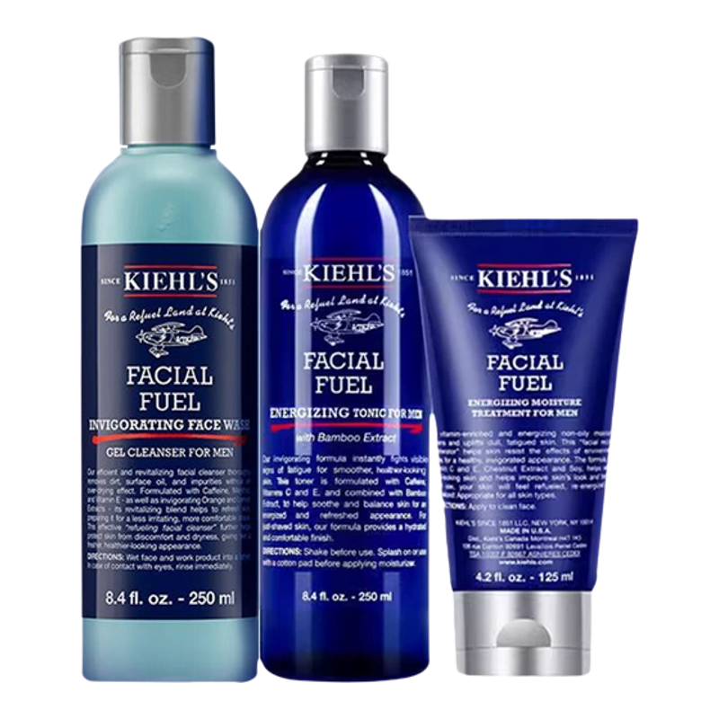 Kiehl's��������ʿ�����ױ�ʪ������ˬϴ����ˬ��ˮ��Һ(��ʿ���憨�250ml)*1+(��ʿ��Һ125ml)*1+(��ʿˬ��ˮ250ml)*1  348Ԫ