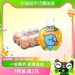 可口可乐 美汁源 酷儿 Qoo果味/果汁饮料橙汁饮料260ml*12瓶迷你