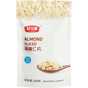 舒可曼扁桃仁片巴旦木巴达木坚果杏仁片蛋糕面包烘焙原料